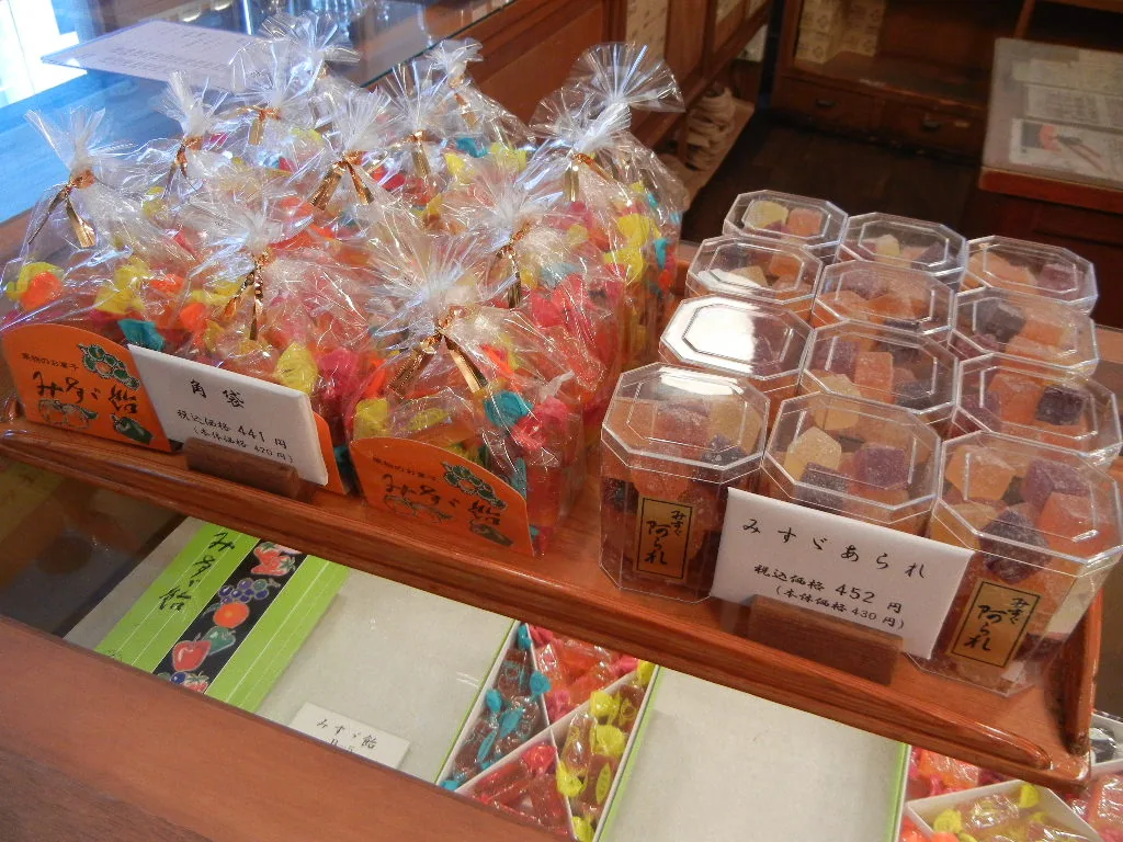 上田名産のみすゞ飴