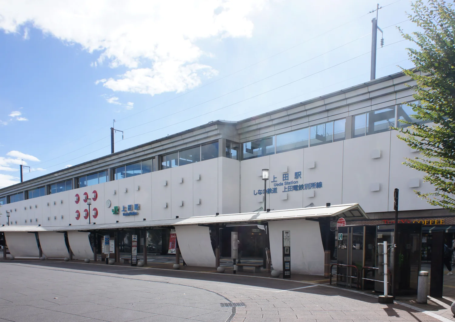 JR・しなの鉄道・上田電鉄の上田駅お城口